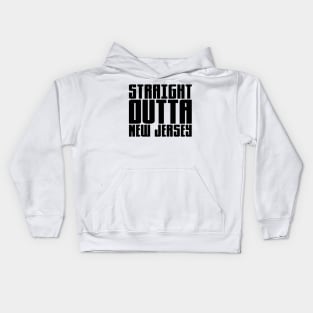 Straight Outta New Jersey Kids Hoodie